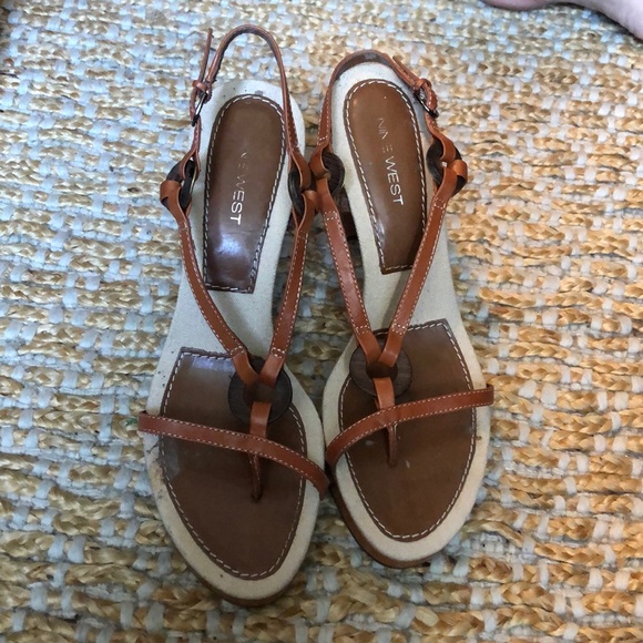 Nine West Platform Sandals - Picture 1 of 3